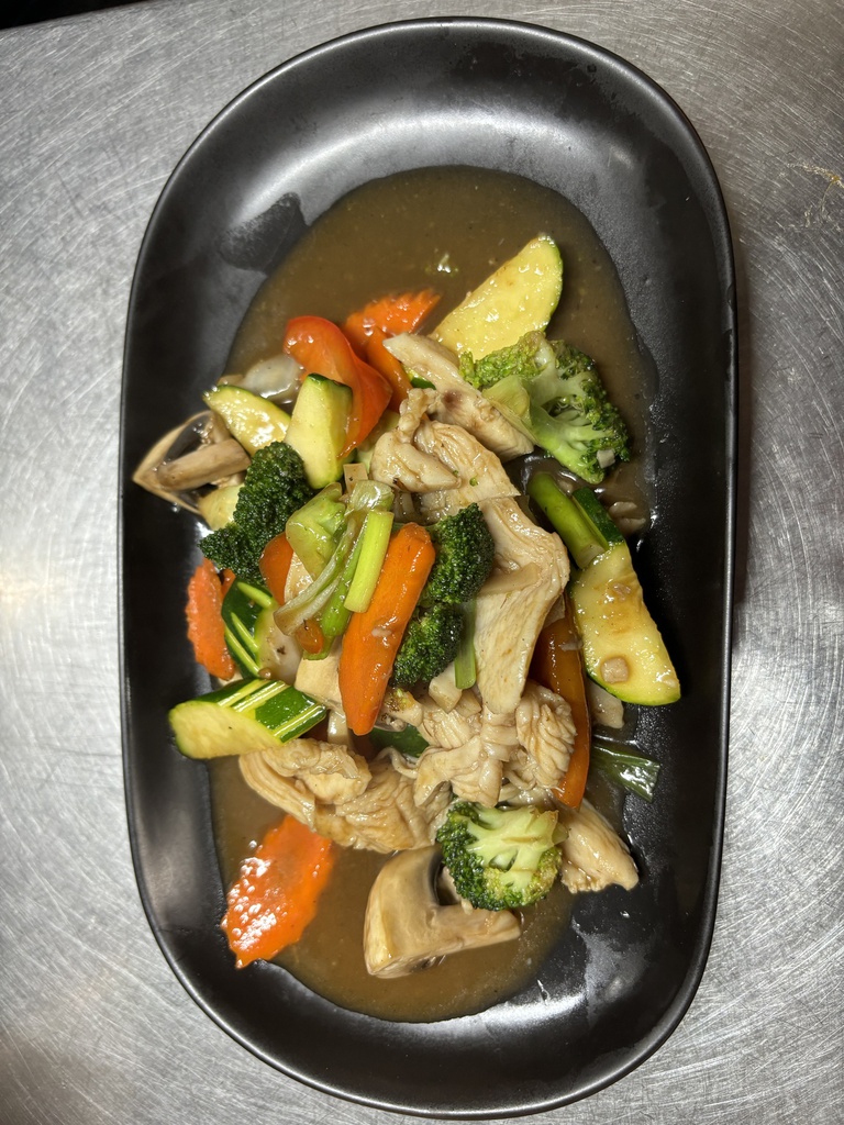 Stir-fried mixed vegetables